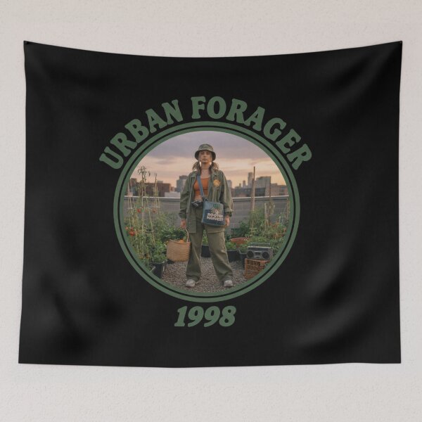 Item preview, Urban Forager 1998 - Rooftop Garden Aesthetic designed and sold by BlissHalo.