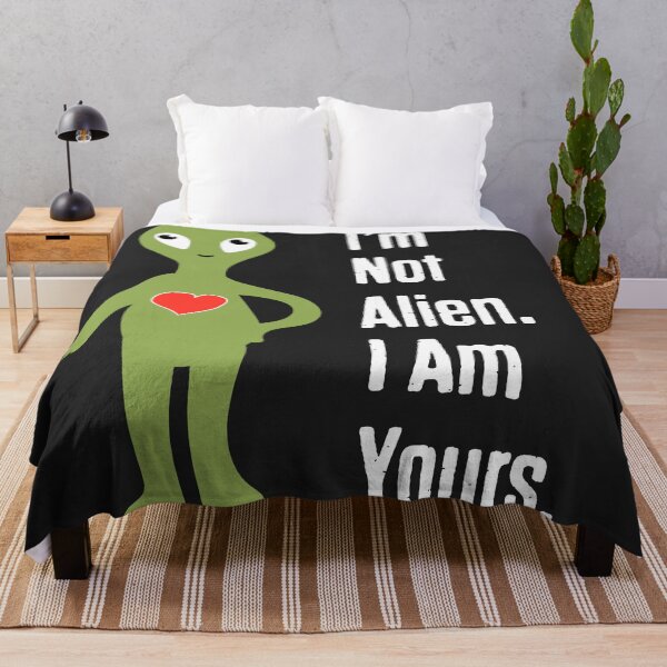 Item preview, I’m Not Alien. I Am Yours | minimalist Valentine quote designed and sold by MeanType.