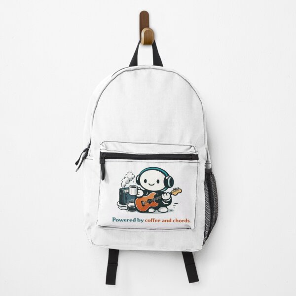 Item preview, Powered by coffee and chords designed and sold by ChaosInNumbers.