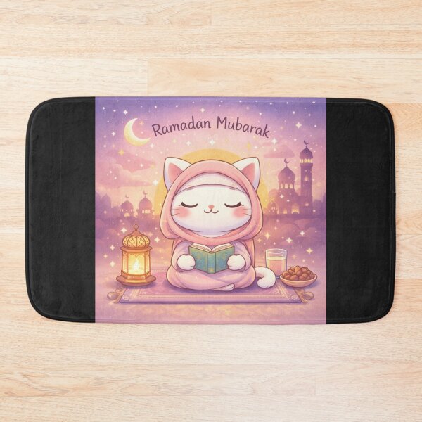 Artikelvorschau, Lumi – Süße Katze – Ramadan-Frieden entworfen und verkauft von Mochi Studio.