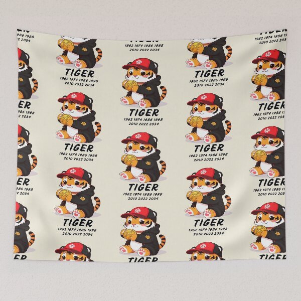 Item preview, Chinese Zodiac Sign Tiger designed and sold by LiskoDesign.