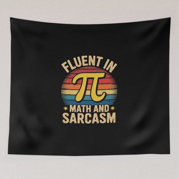 Item preview, Fluent in Math and Sarcasm, Fun  designed and sold by DigitaldeligArt.