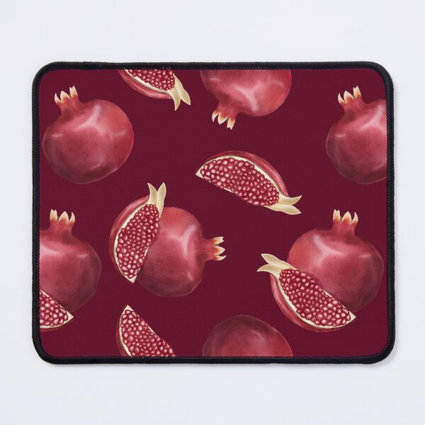 Item preview, Watercolor Pomegranate Pattern designed and sold by katasonovaart.