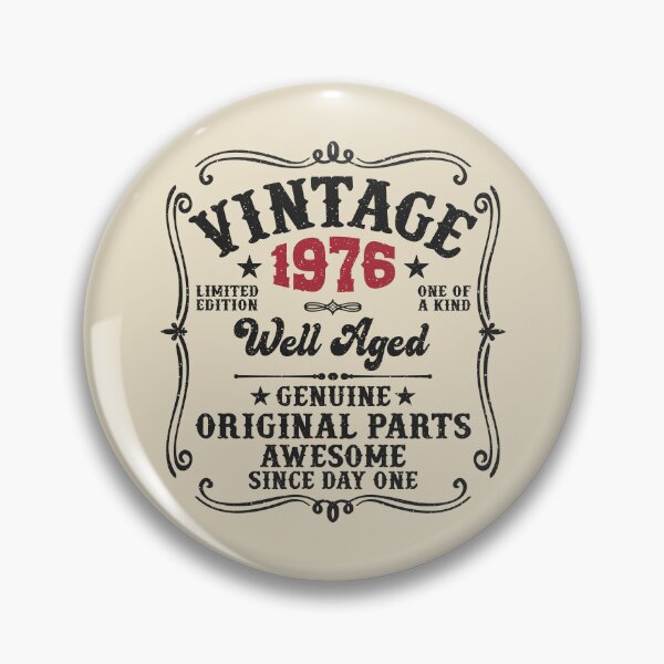 Item preview, 50th Birthday Vintage 1976 Well Aged 50 Awesome Years designed and sold by eclecTEEq.