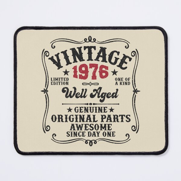 Item preview, 50th Birthday Vintage 1976 Well Aged 50 Awesome Years designed and sold by eclecTEEq.