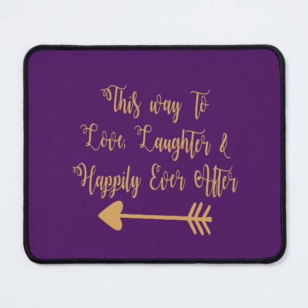 Item preview, This Way To Love Laughter Inspirational Romantic Quote designed and sold by taiche.