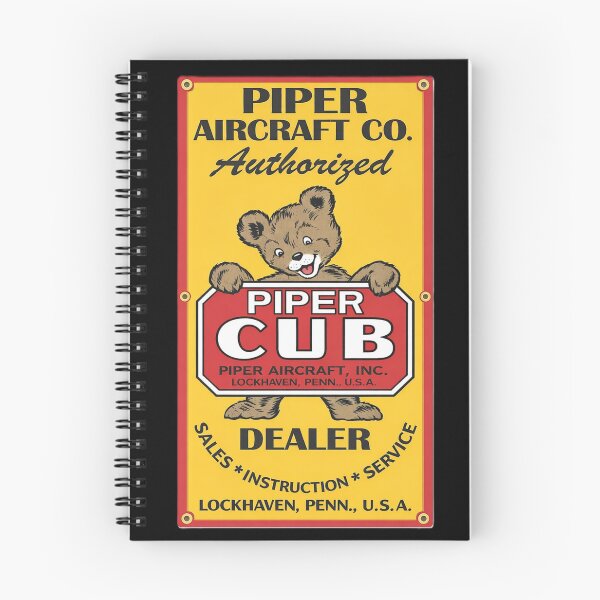 Item preview, piper cub dealer vintage sign art lockhaven Pennsylvania  designed and sold by PilotandPlane.