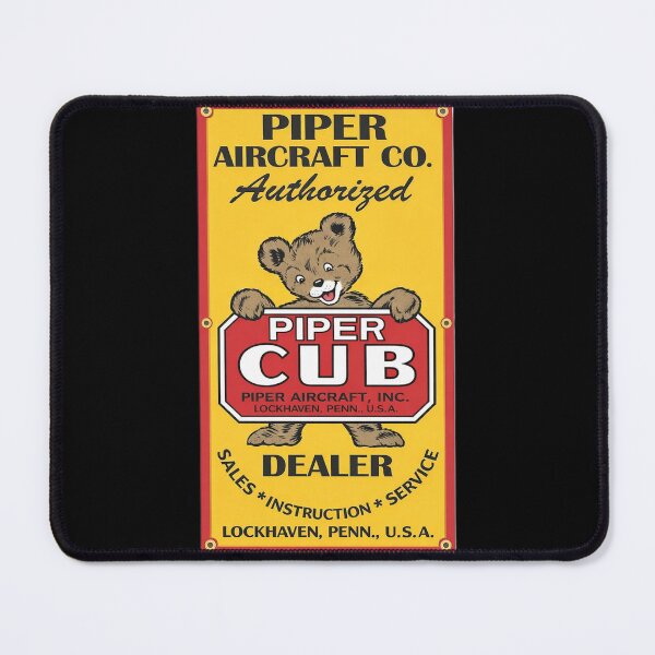 Item preview, piper cub dealer vintage sign art lockhaven Pennsylvania designed and sold by PilotandPlane.