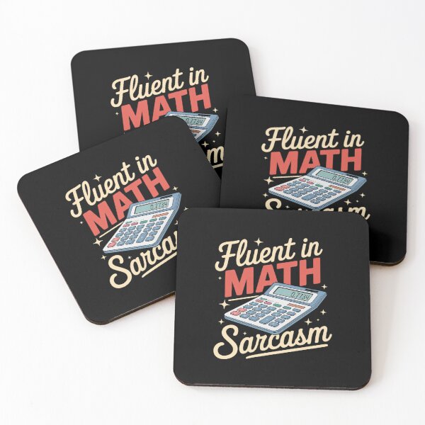 Item preview, Fluent in Math and Sarcasm, Teacher 0 designed and sold by DigitaldeligArt.