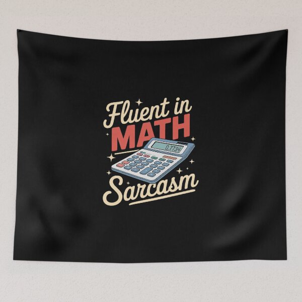 Item preview, Fluent in Math and Sarcasm, Teacher 0 designed and sold by DigitaldeligArt.