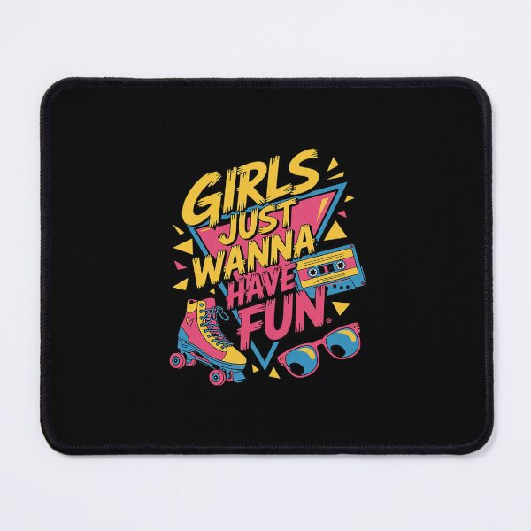 Item preview, 80s Birthday Girl 80's Girls Just Wanna Have Fun designed and sold by MarkLeedsArt.