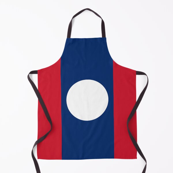 Item preview, Vertical Laos Flag Design designed and sold by NTGUILTY.