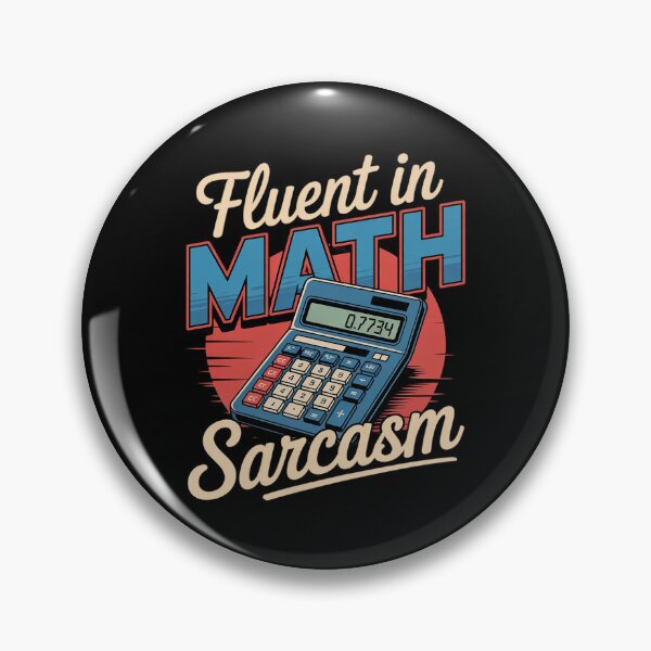 Item preview, Fluent in Math and Sarcasm, Teacher 1 designed and sold by DigitaldeligArt.