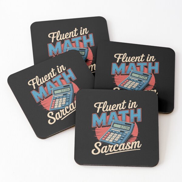 Item preview, Fluent in Math and Sarcasm, Teacher 1 designed and sold by DigitaldeligArt.