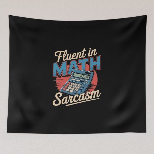 Item preview, Fluent in Math and Sarcasm, Teacher 1 designed and sold by DigitaldeligArt.