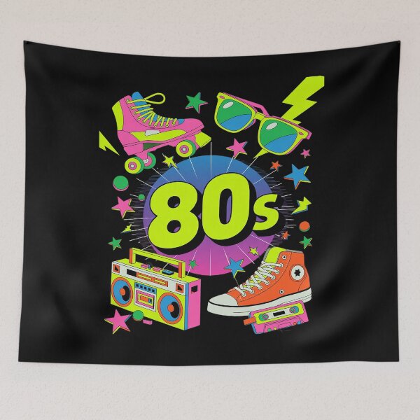 Item preview, 80s Clothes Party Supplies Eighties Costume for Women  3 designed and sold by MarkLeedsArt.