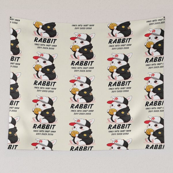 Item preview, Chinese Zodiac Sign Rabbit designed and sold by LiskoDesign.