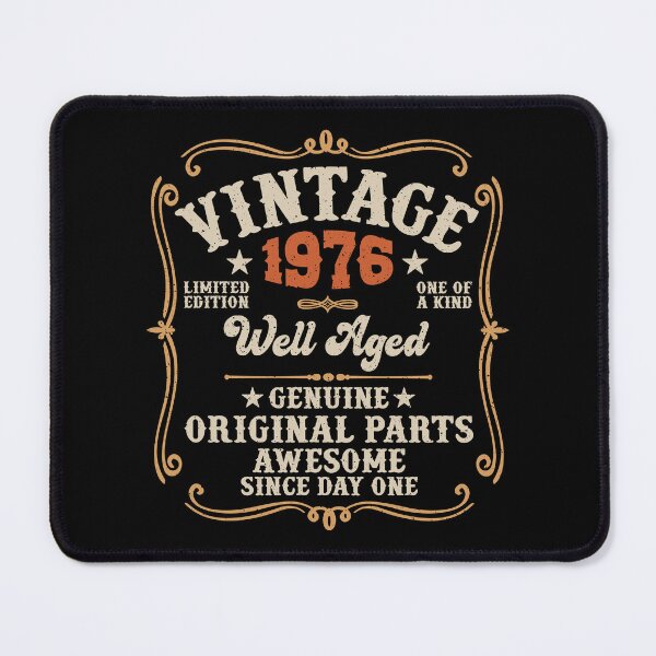 Item preview, 50th Birthday Vintage 1976 Well Aged 50 Awesome Years designed and sold by eclecTEEq.