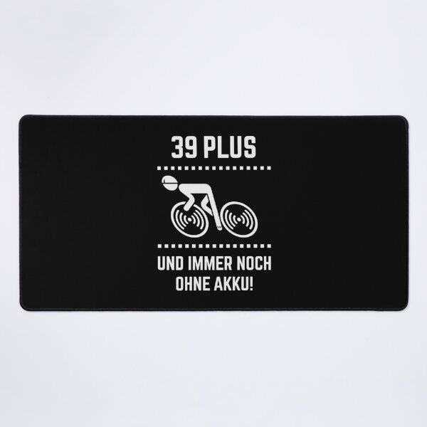 Item preview, 39 Plus – And Still Without a Battery! (Bicycle / Racing Bike / Birthday / White) designed and sold by Roderix.