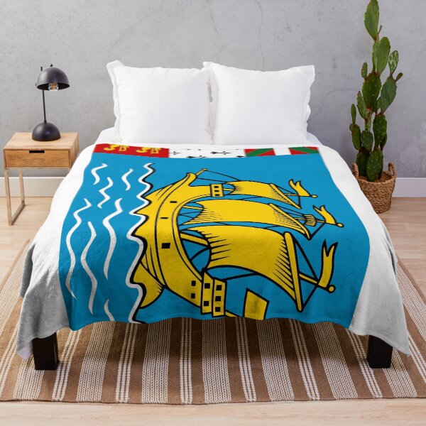 Item preview, Vertical Saint Pierre and Miquelon Flag Design designed and sold by NTGUILTY.