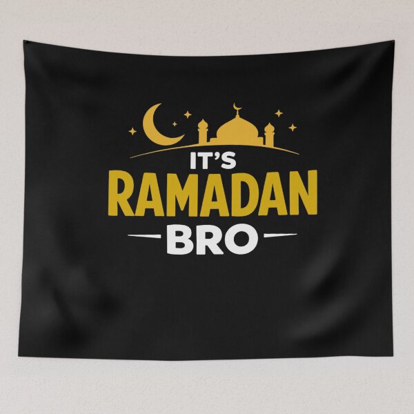 Item preview, It’s Ramadan Bro Calm Fasting Vibes designed and sold by FreshVibe Prints.