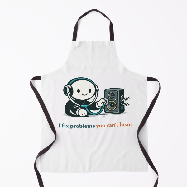 Item preview, I fix problems you can’t hear designed and sold by ChaosInNumbers.