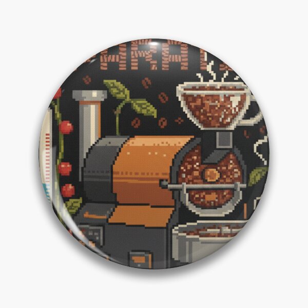 Item preview, 4 Degrees of Separation - Coffee Roasting Pixel Art designed and sold by BlissHalo.