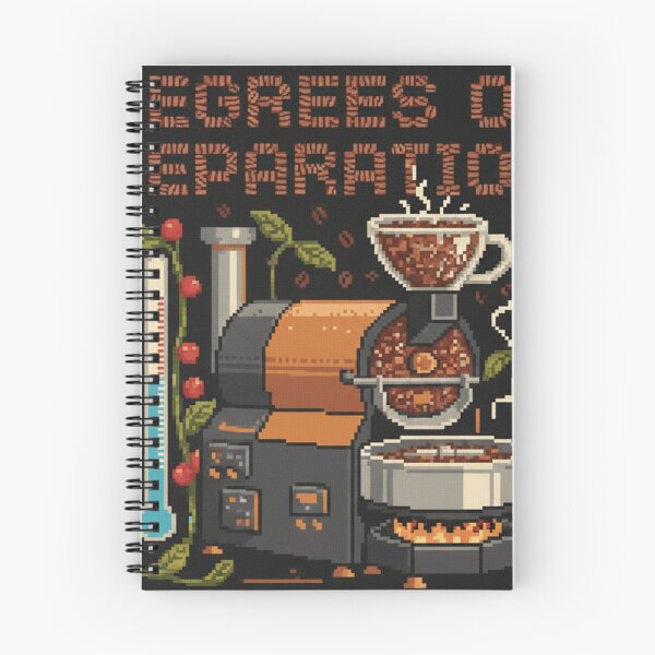 Item preview, 4 Degrees of Separation - Coffee Roasting Pixel Art designed and sold by BlissHalo.