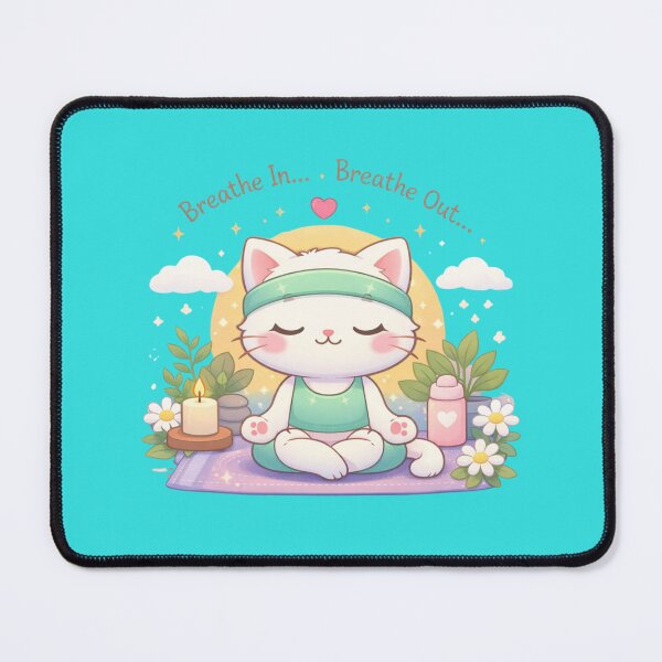 Item preview, Lumi Cute Cat – Yoga Time designed and sold by Mochi Studio.