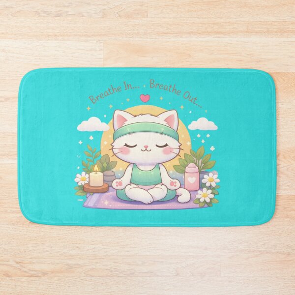 Item preview, Lumi Cute Cat – Yoga Time designed and sold by Mochi Studio.