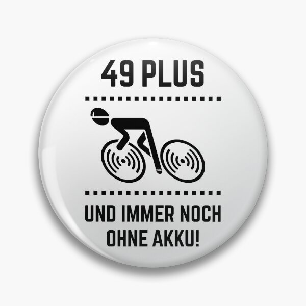 Aperçu de l'œuvre 49 ans et plus – et toujours sans batterie ! (Vélo / Vélo de course / Anniversaire / Noir) créée et vendue par Roderix.