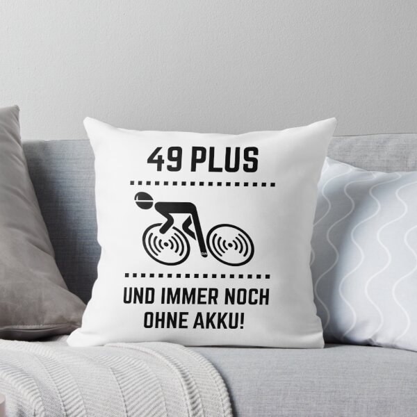 Item preview, 49 Plus – And Still Without a Battery! (Bicycle / Racing Bike / Birthday / Black) designed and sold by Roderix.