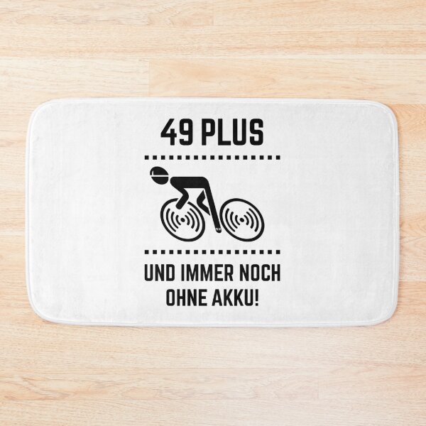 Item preview, 49 Plus – And Still Without a Battery! (Bicycle / Racing Bike / Birthday / Black) designed and sold by Roderix.