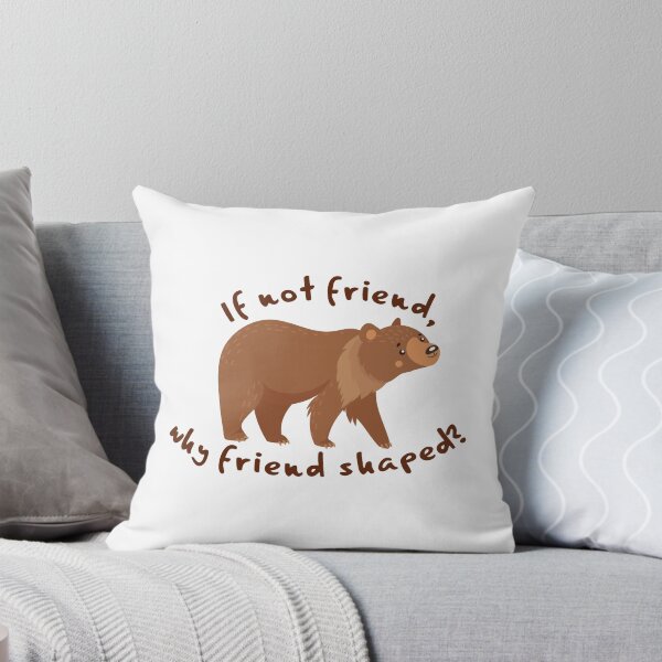 Item preview, If not friend, why friend shaped? designed and sold by the-craft-shop.