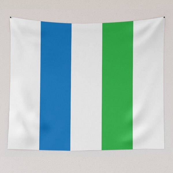 Item preview, Vertical Sierra Leone Flag Design designed and sold by NTGUILTY.