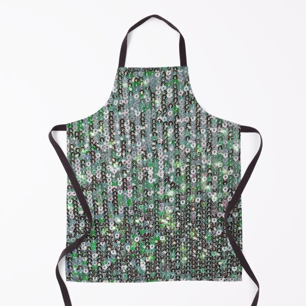 Item preview, Silver green sequin pattern, festive party vibe | Happy St. Patrick’s day sparkle glitter pattern  designed and sold by hollycooper.