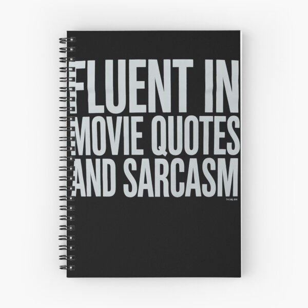 Item preview, FLUENT MOVIE QUOTES AND SARCASM Film Idea designed and sold by DigitaldeligArt.