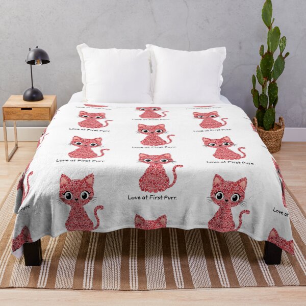 Item preview, Love At First Purr Classic T-shirt For Valentine's Day designed and sold by PaulaArtworks.