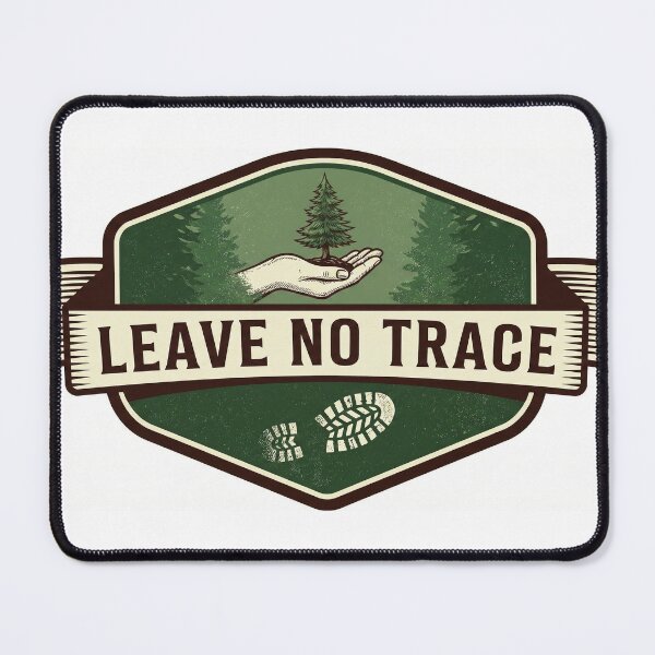 Item preview, Leave No Trace - Conservation & Ethics Badge designed and sold by Nature'sBlissTrails.