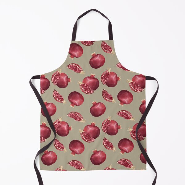Item preview, Watercolor Pomegranate Pattern designed and sold by katasonovaart.