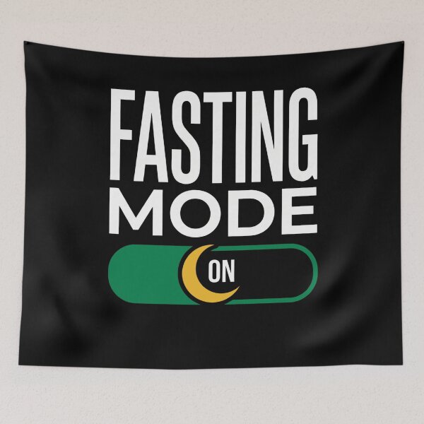 Item preview, Fasting Mode On Calm Ramadan Mood designed and sold by FreshVibe Prints.
