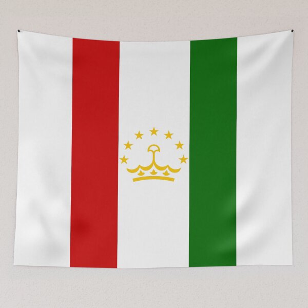 Item preview, Vertical Tajikistan Flag Design designed and sold by NTGUILTY.