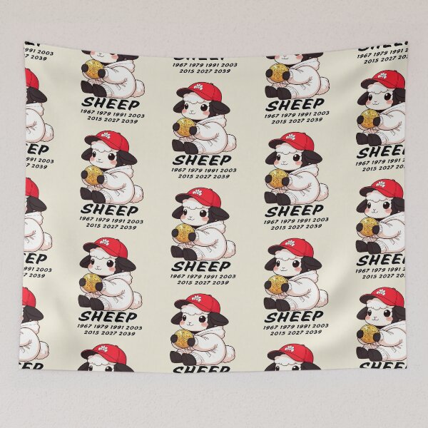 Item preview, Chinese Zodiac Sign Sheep designed and sold by LiskoDesign.