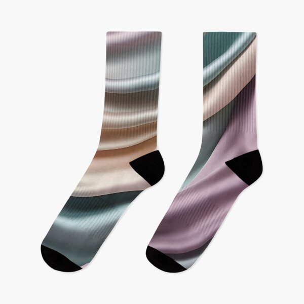 Item preview, Luxury Abstract Textile Waves in Soft Pastel Colors. designed and sold by MissYouONLY.
