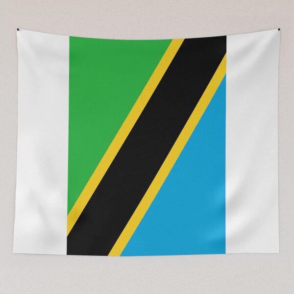 Item preview, Vertical Tanzania Flag Design designed and sold by NTGUILTY.