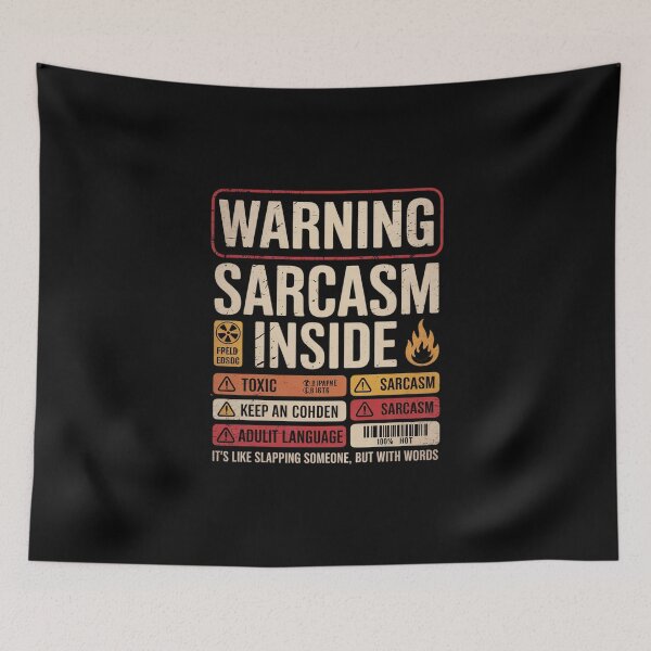 Item preview, Fluent Sarcasm Inside Is My Language Sarcastic Saying T designed and sold by DigitaldeligArt.