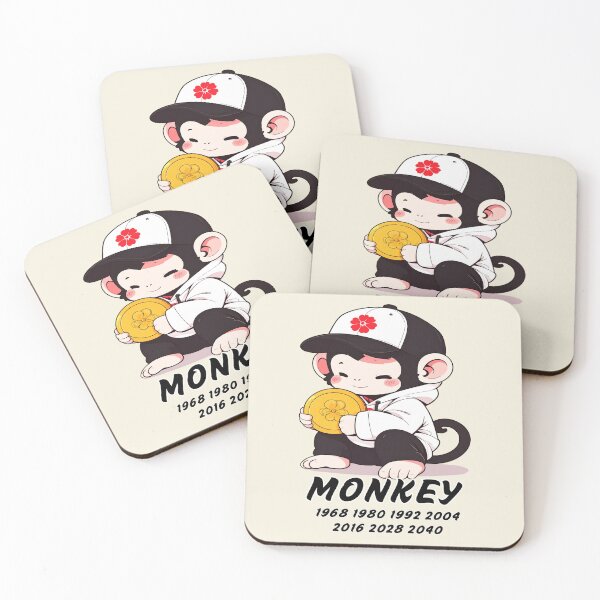 Item preview, Chinese Zodiac Sign Monkey designed and sold by LiskoDesign.