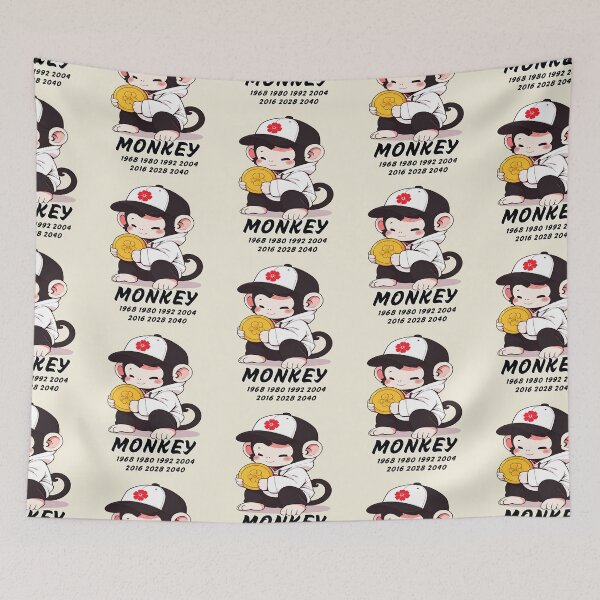 Item preview, Chinese Zodiac Sign Monkey designed and sold by LiskoDesign.