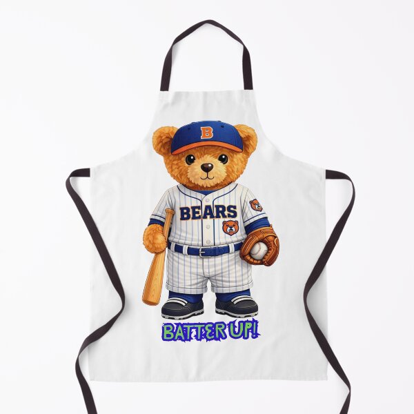 Item preview, Cute Baseball Teddy Bear Player in Pinstripe Uniform - Sports Mascot designed and sold by CuteBear87.