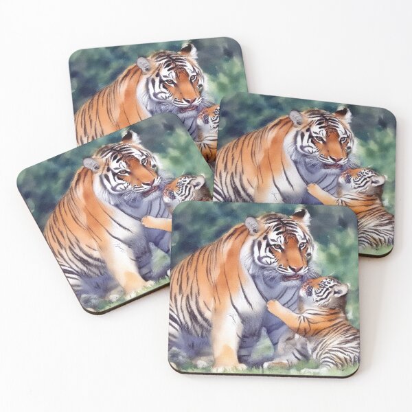 Item preview, Tiger mum and cub designed and sold by sid1802.